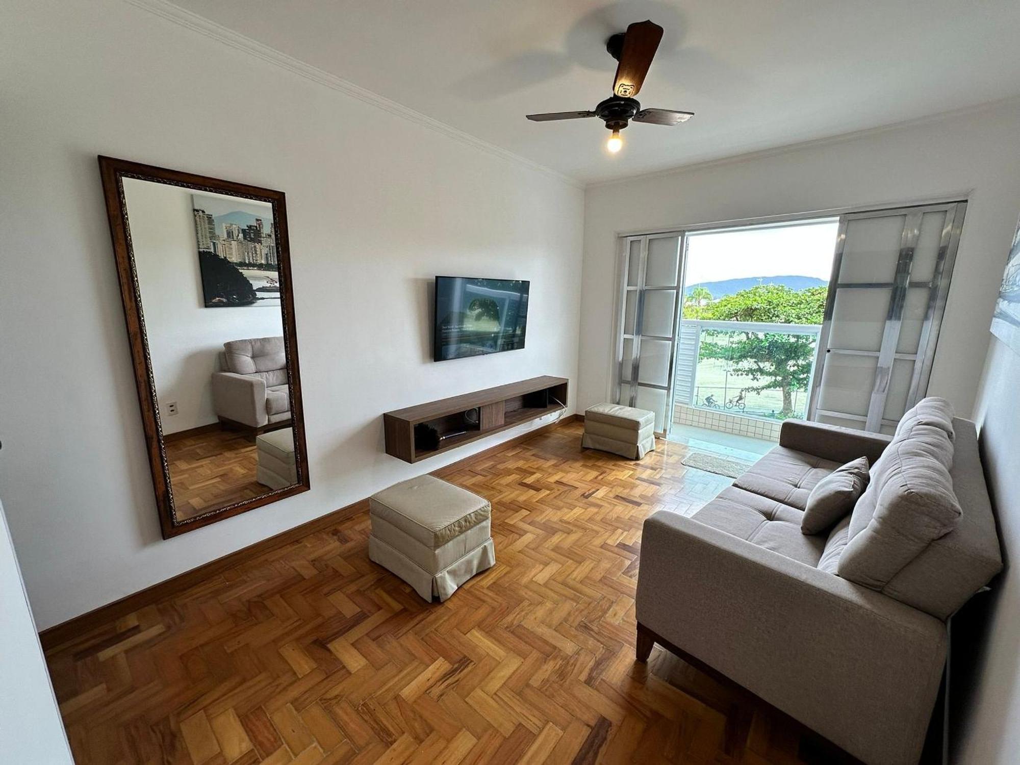 Ap Pe Na Areia Vista Parcial Mar Apartamento Santos  Exterior foto